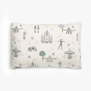 Adventures in Wonderland Toddler Pillow - Aqua