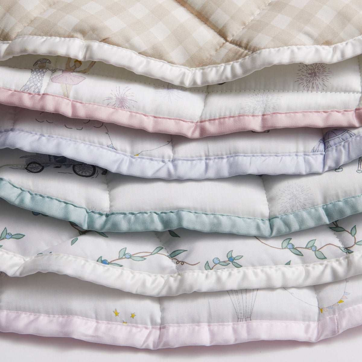Picnic Gingham Play Mat - Beige