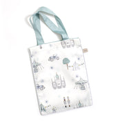 Adventures in Wonderland Crib Sheet - Aqua