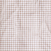Picnic Gingham Crib Sheet - Beige