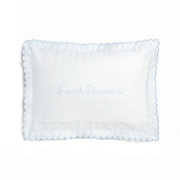 Picnic Gingham Toddler Pillow - Blue