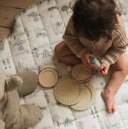 Adventures in Wonderland Play Mat - Aqua