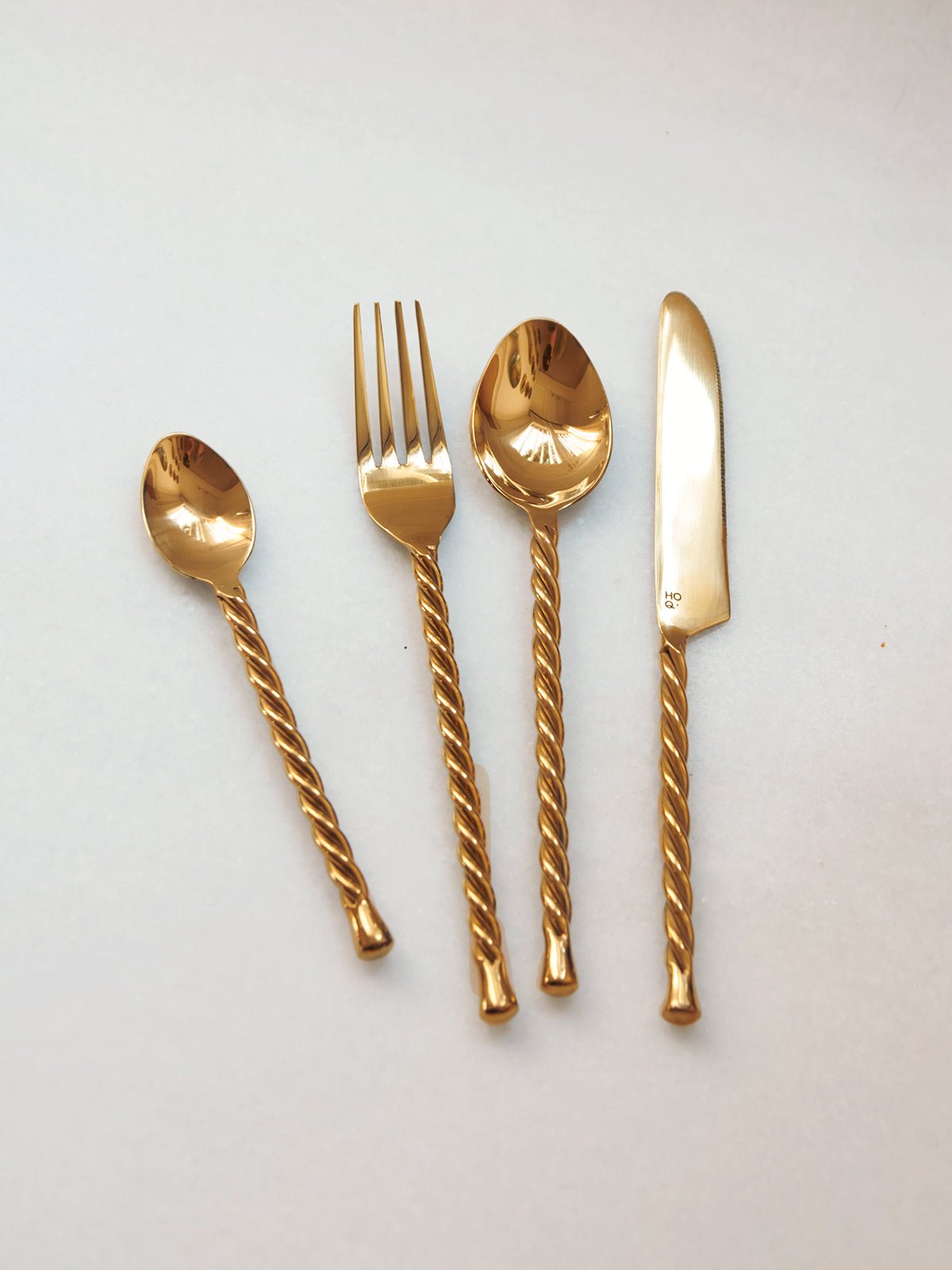 CUTLERY SET GOLDEN TWIRL