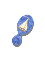 Hand-painted Boys Sail Boat Mini Brush