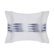 Peshtemal Ikat Cotton Pillow with Fringe