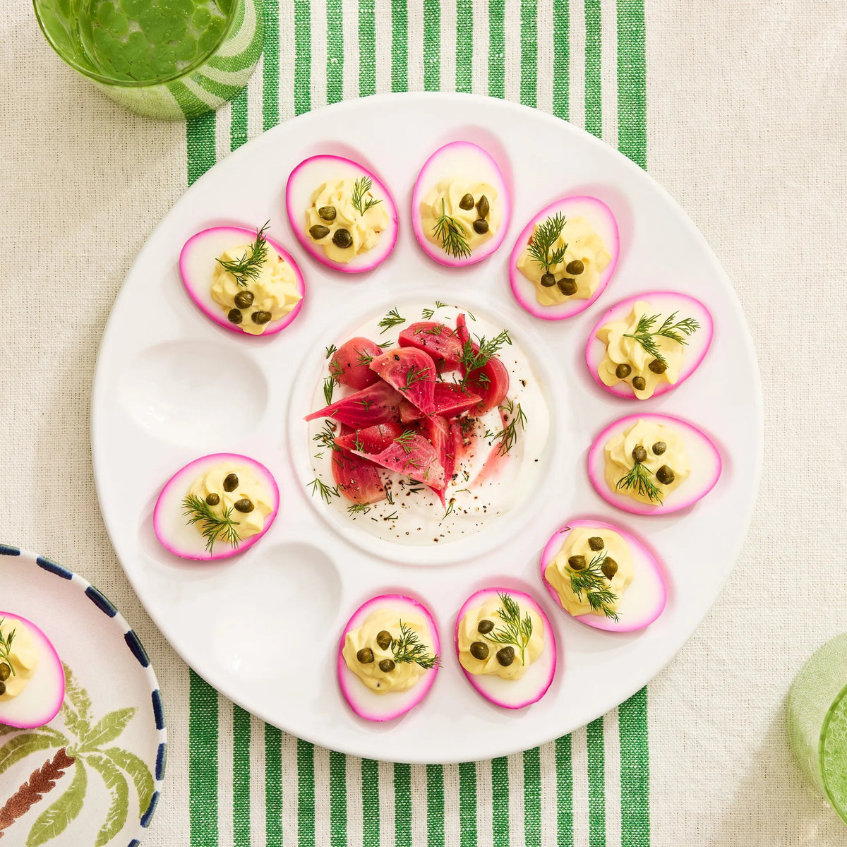 Deviled Egg Ceramic Serving Platter