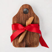 Dutch Wood Cheese Board and Spreader