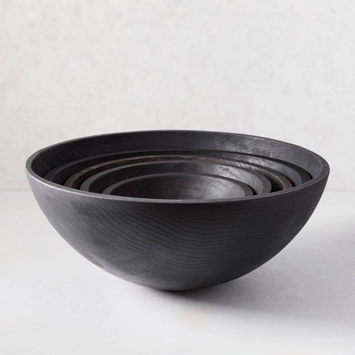 Ebonized Wood Bowl (11")