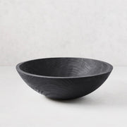 Ebonized Wood Bowl (15")