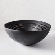 Ebonized Wood Bowl (18")