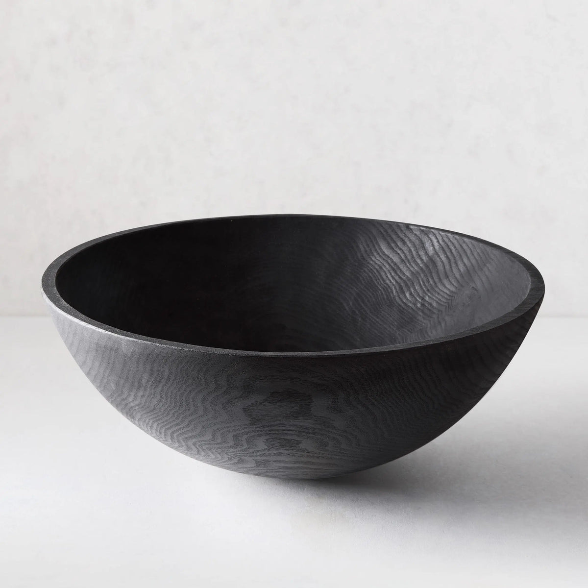 Ebonized Wood Bowl (21")
