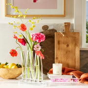Elli Small Scissor-Cut Glass Vase