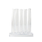 Elli Small Scissor-Cut Glass Vase