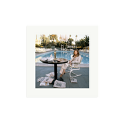 Faye Dunaway Sits by the Pool