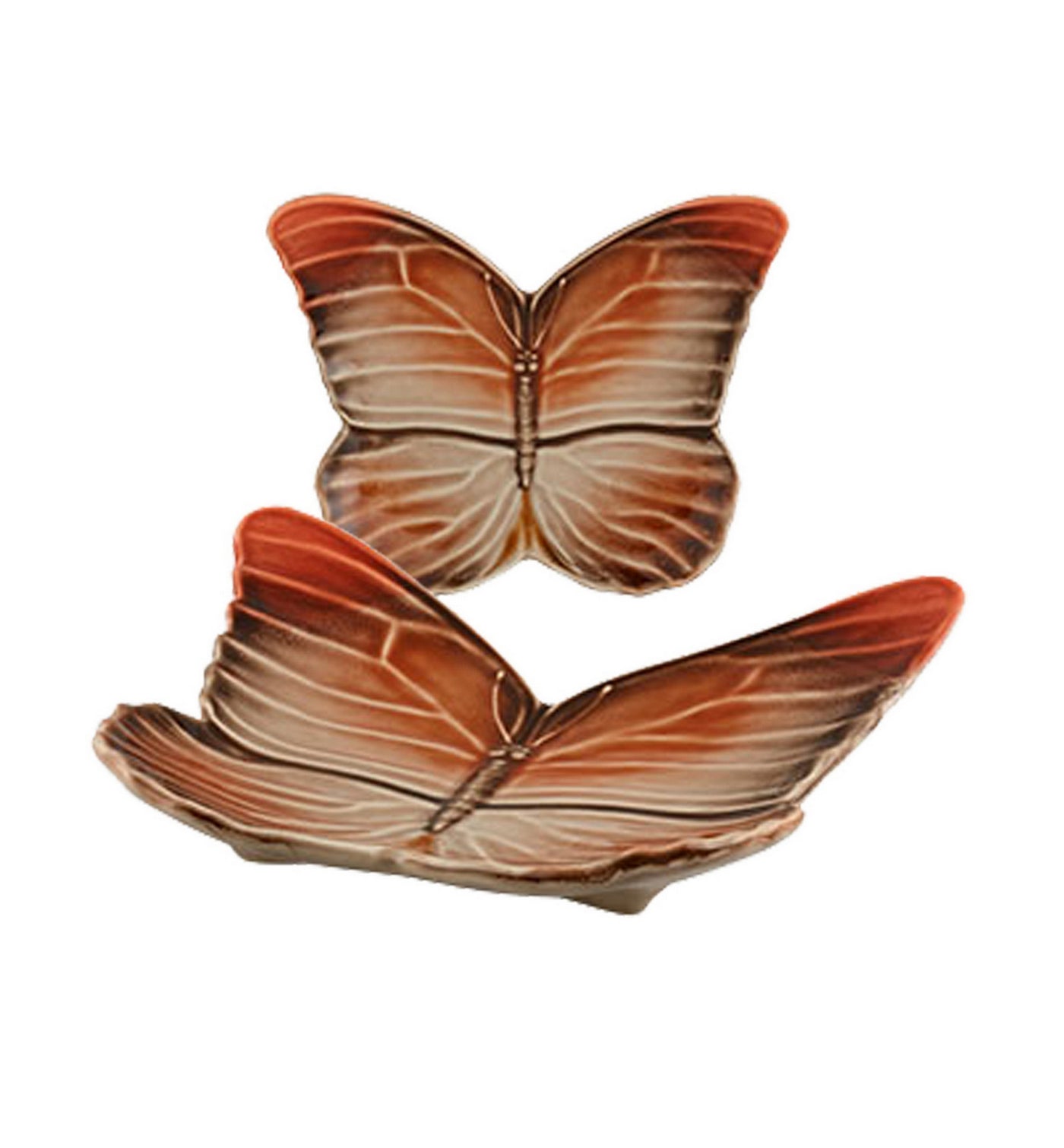 Bordallo Pinheiro Cloudy Butterflies By Cláudia Schiffer – Bread & Butter Plate 14.5 cm x 18 cm / 5" x 7", set of 4