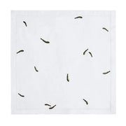 Hand Embroidered Vintage Floral Napkins 18" x 18" (Set of 4)