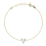 Diamond Heart Bracelet