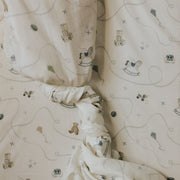 Little Toy Chest Swaddle - Ivory