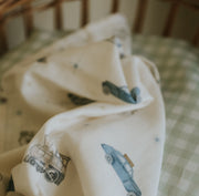 Transit Treasures Swaddle - Blue