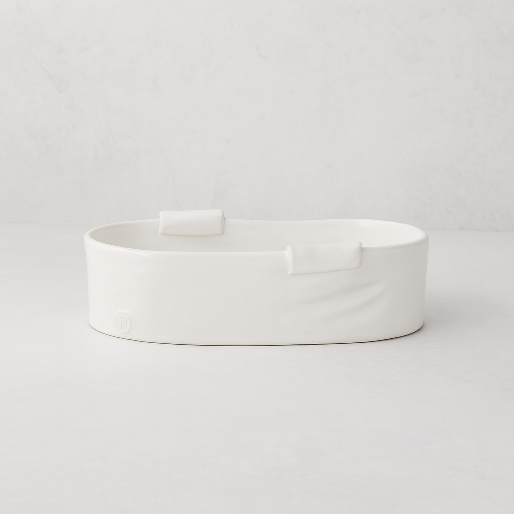 Handmade Ceramic Baker 4696, Small by Montes Doggett