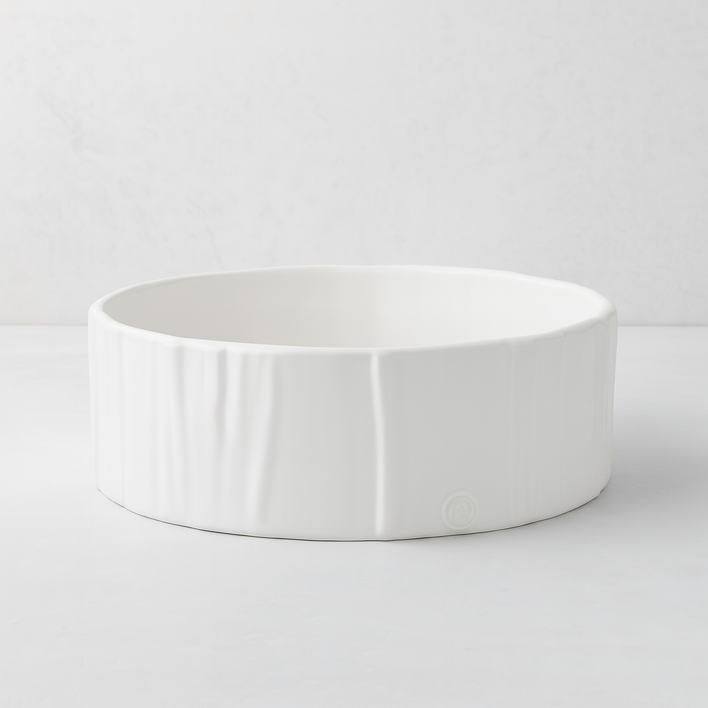 Handmade Ceramic Dog Bowl 4842 by Montes Doggett