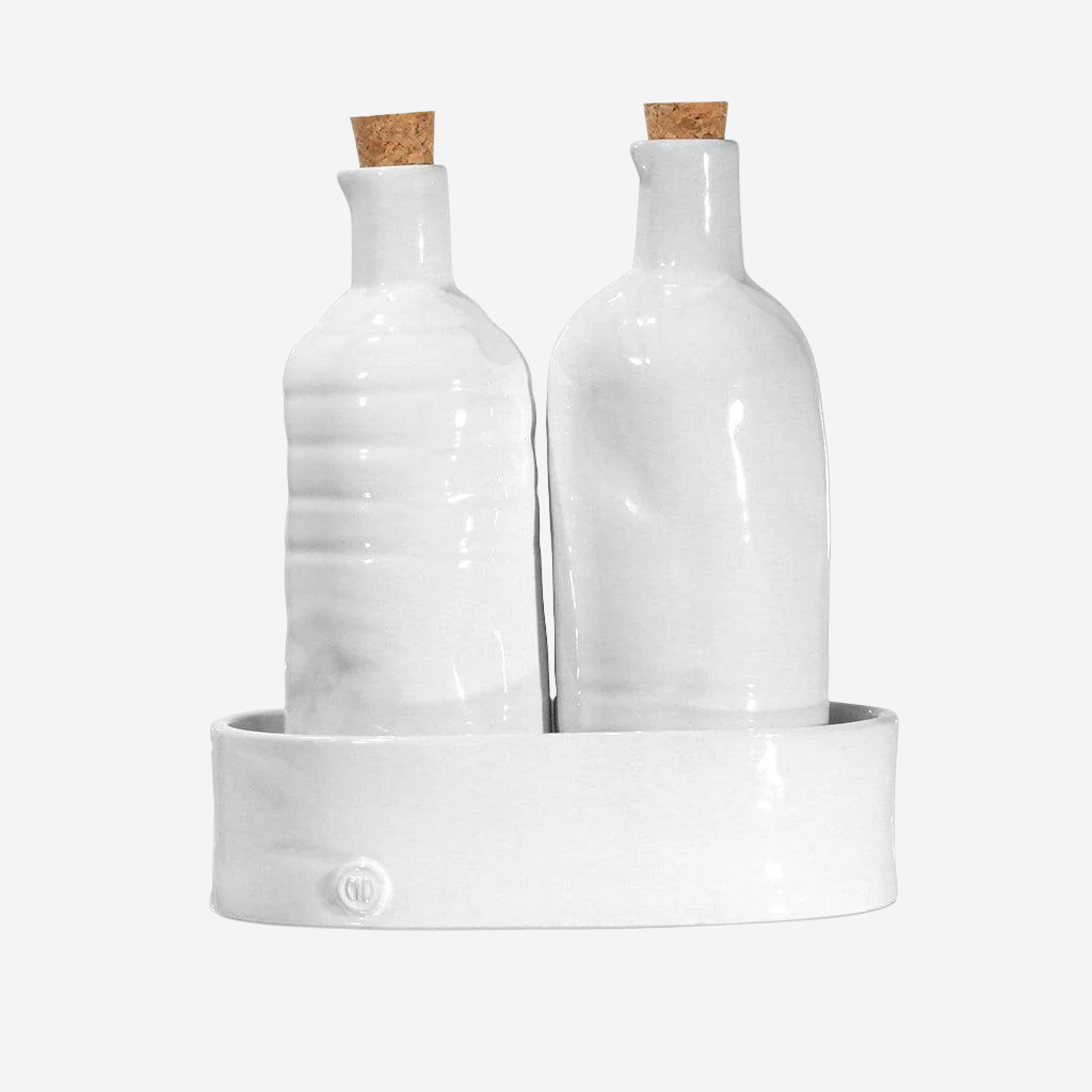 Handmade Ceramic Oil & Vinegar 5006 by Montes Doggett