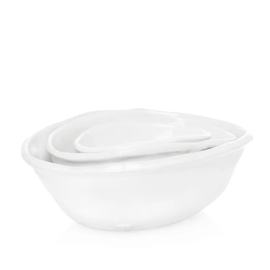 Handmade Ceramic Oval Bowls 5319, Set of 3 by Montes Doggett
