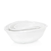 Handmade Ceramic Oval Bowls 5319, Set of 3 by Montes Doggett