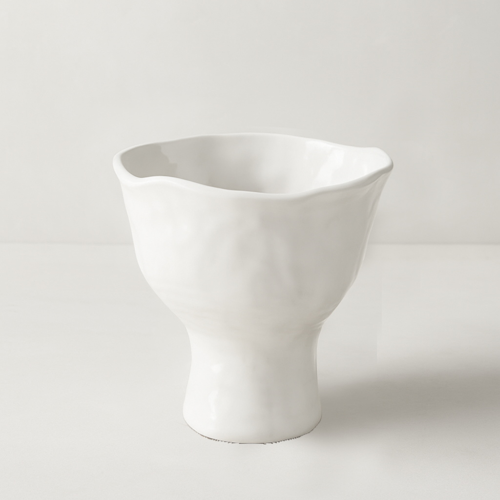 Handmade Ceramic Pedestal Bowl 5147 by Montes Doggett