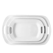 HG Ceramic Handled Serving Platters, Set of 3