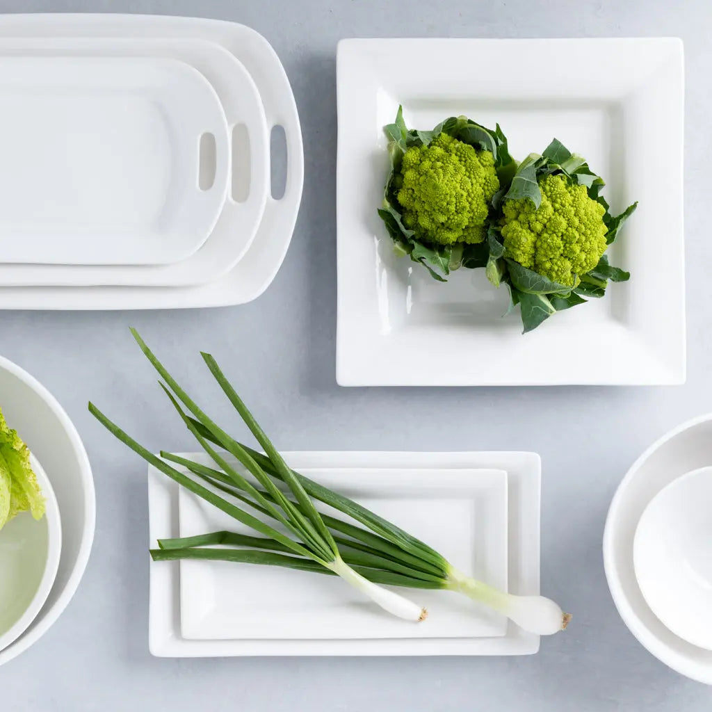 HG Ceramic Handled Serving Platters, Set of 3