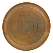 Brass Alphabet Coasters