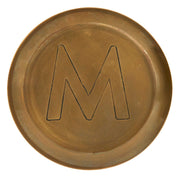 Brass Alphabet Coasters