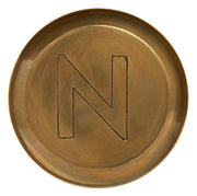 Brass Alphabet Coasters
