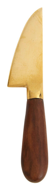 Rosewood & Brass Cheese Knives