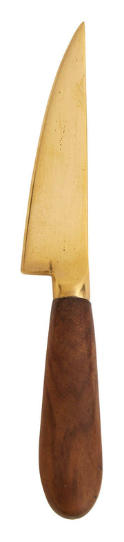 Rosewood & Brass Cheese Knives