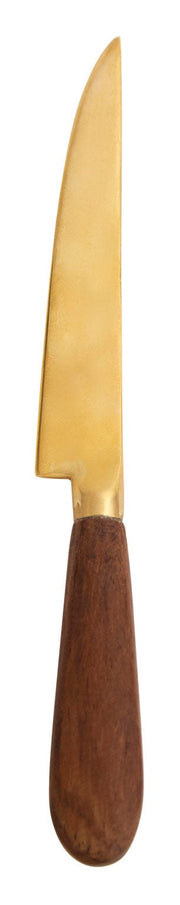 Rosewood & Brass Cheese Knives