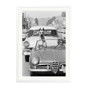 Hollywood Dog in Sports Car
