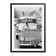 Hollywood Dog in Sports Car