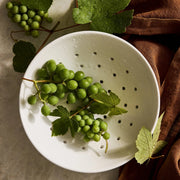 Hudson Grace White Ceramic Berry Bowl