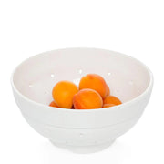 Hudson Grace White Ceramic Colander