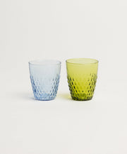 Pienza Rice Patterned Tumbler Glass (Single)