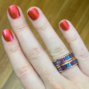Vertical Baguette Eternity Band