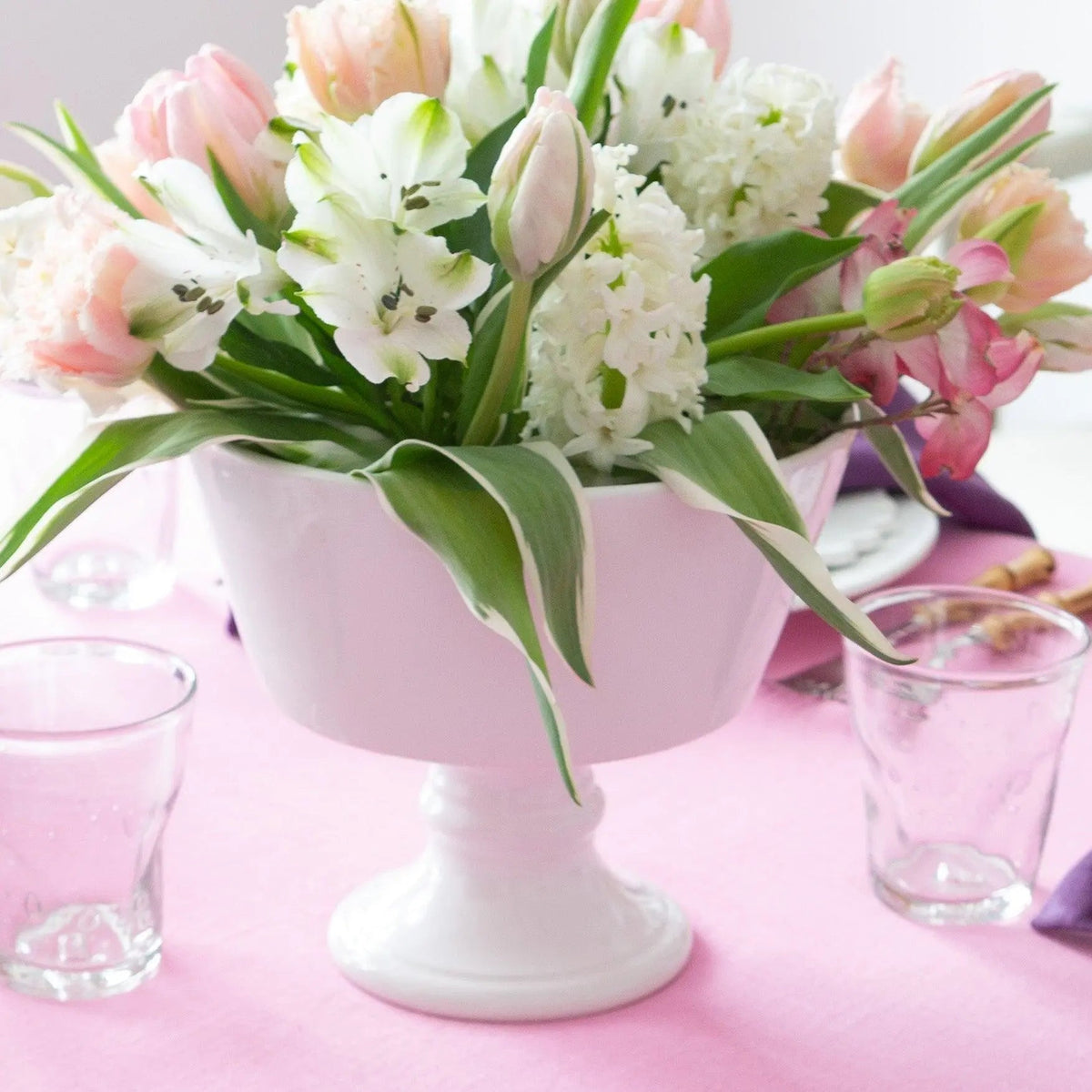 Italian Ceramic Compote