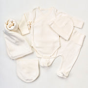 Welcome Baby Pointelle 5 Piece Set