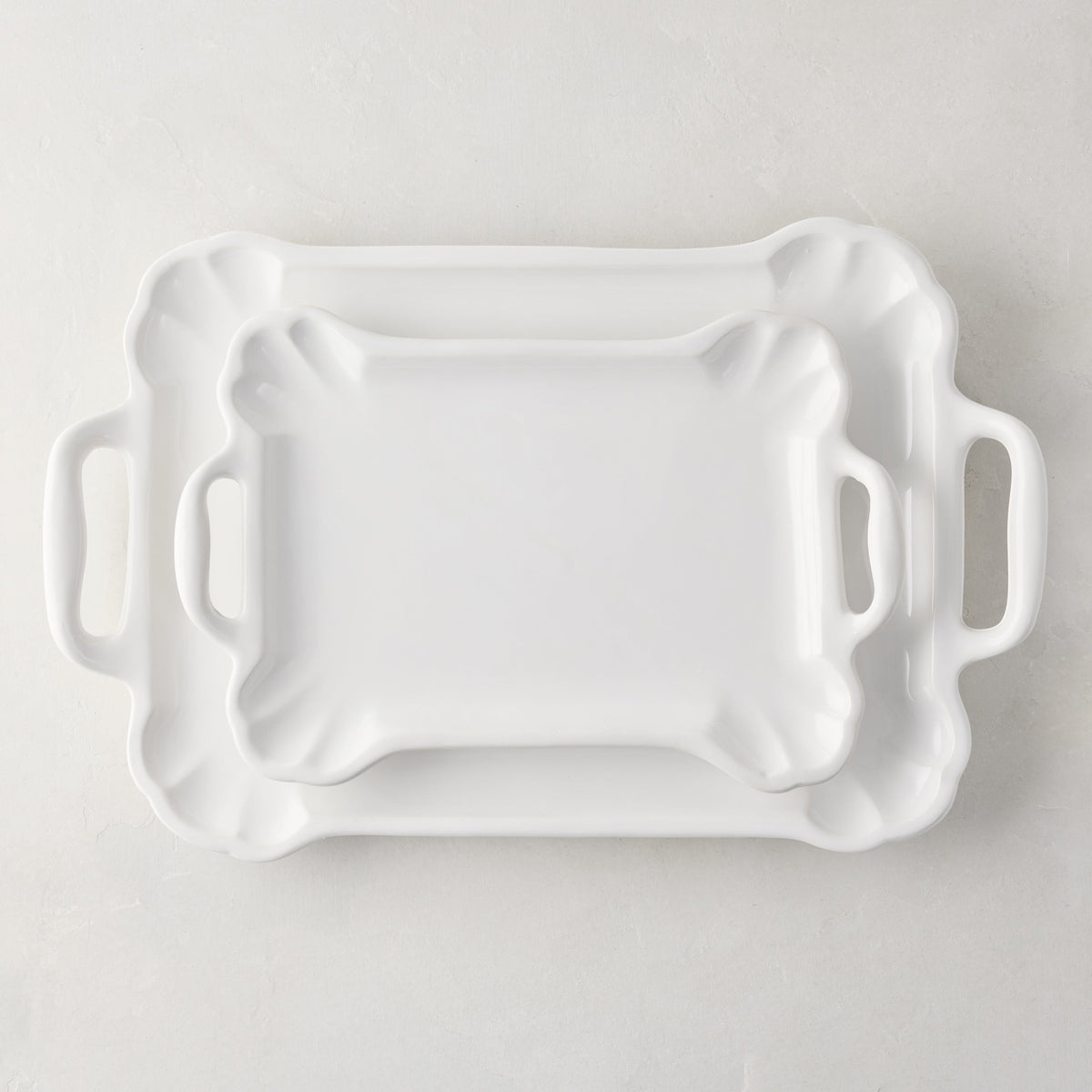 Large Alessia Ceramic Handled Serving Platter