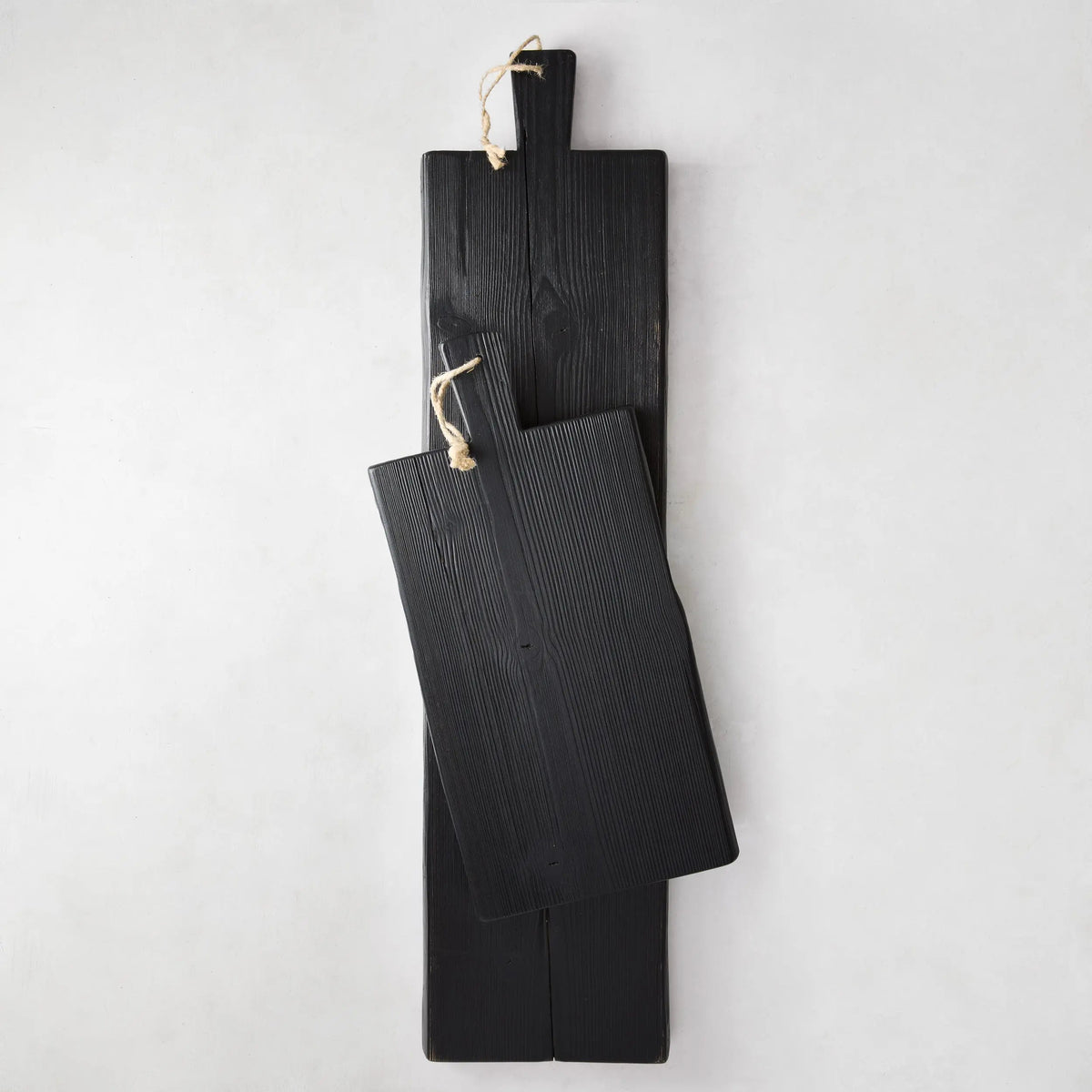 Large Black Wood Brasserie Serving Plank