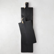 Large Black Wood Brasserie Serving Plank