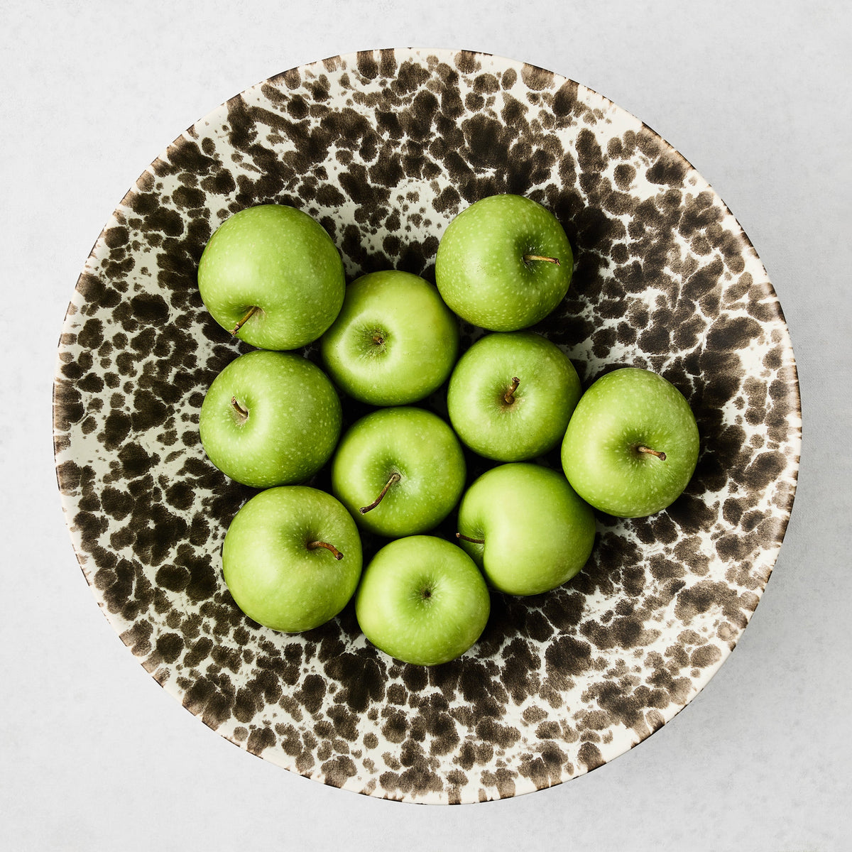 Large Nuno Splatter Stoneware Serving Bowl