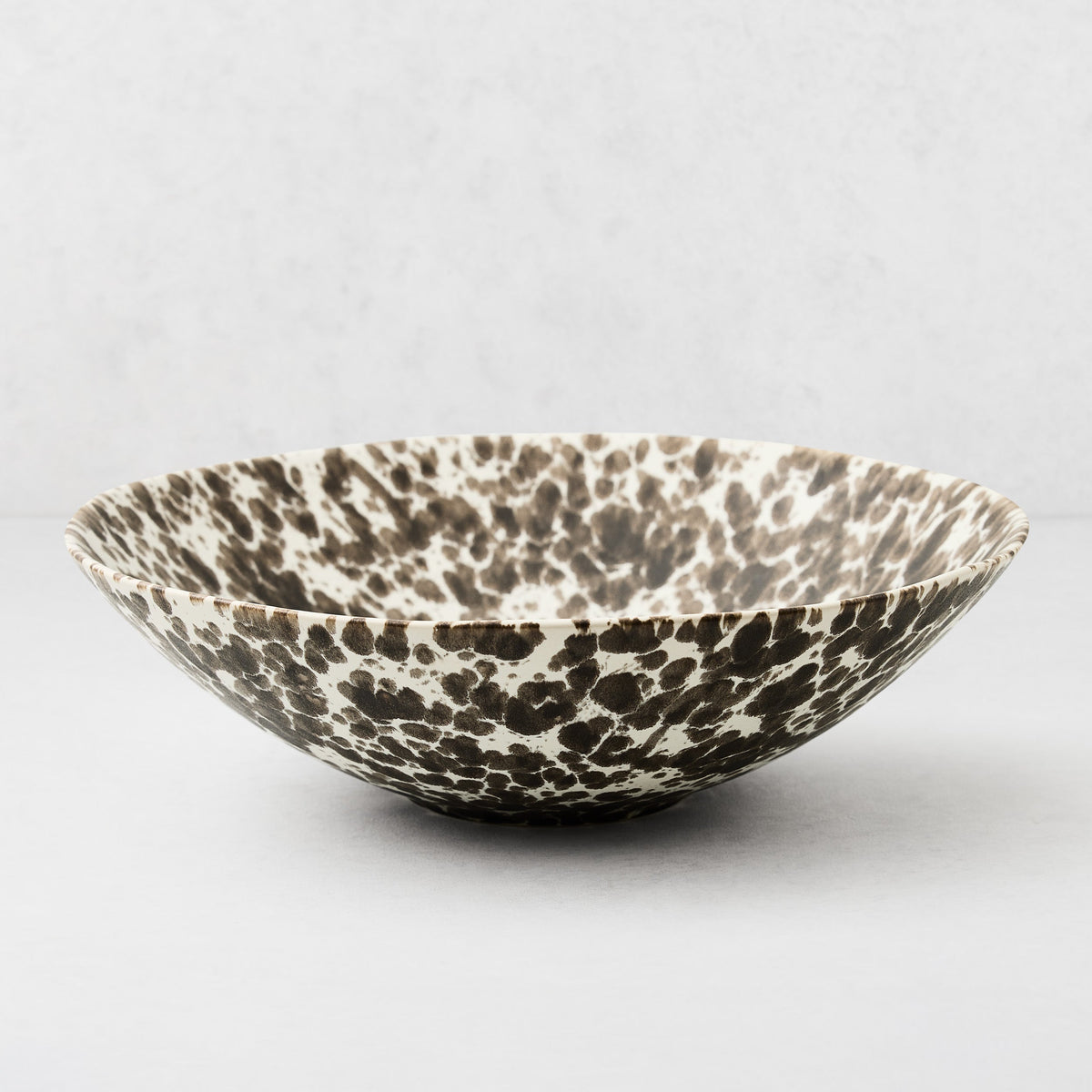 Large Nuno Splatter Stoneware Serving Bowl